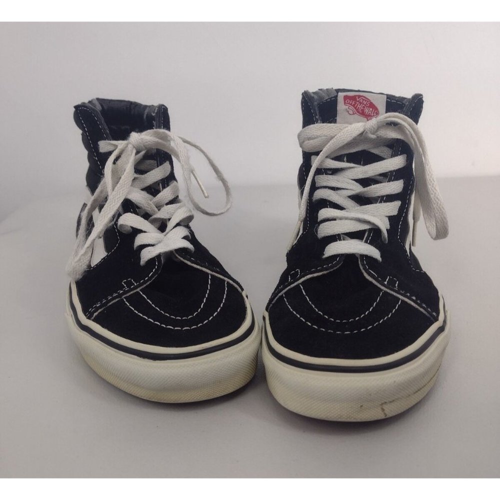 Vans SK8-Hi Skate Punk Casual Black White Shoes Sneakers Womens Size 8
